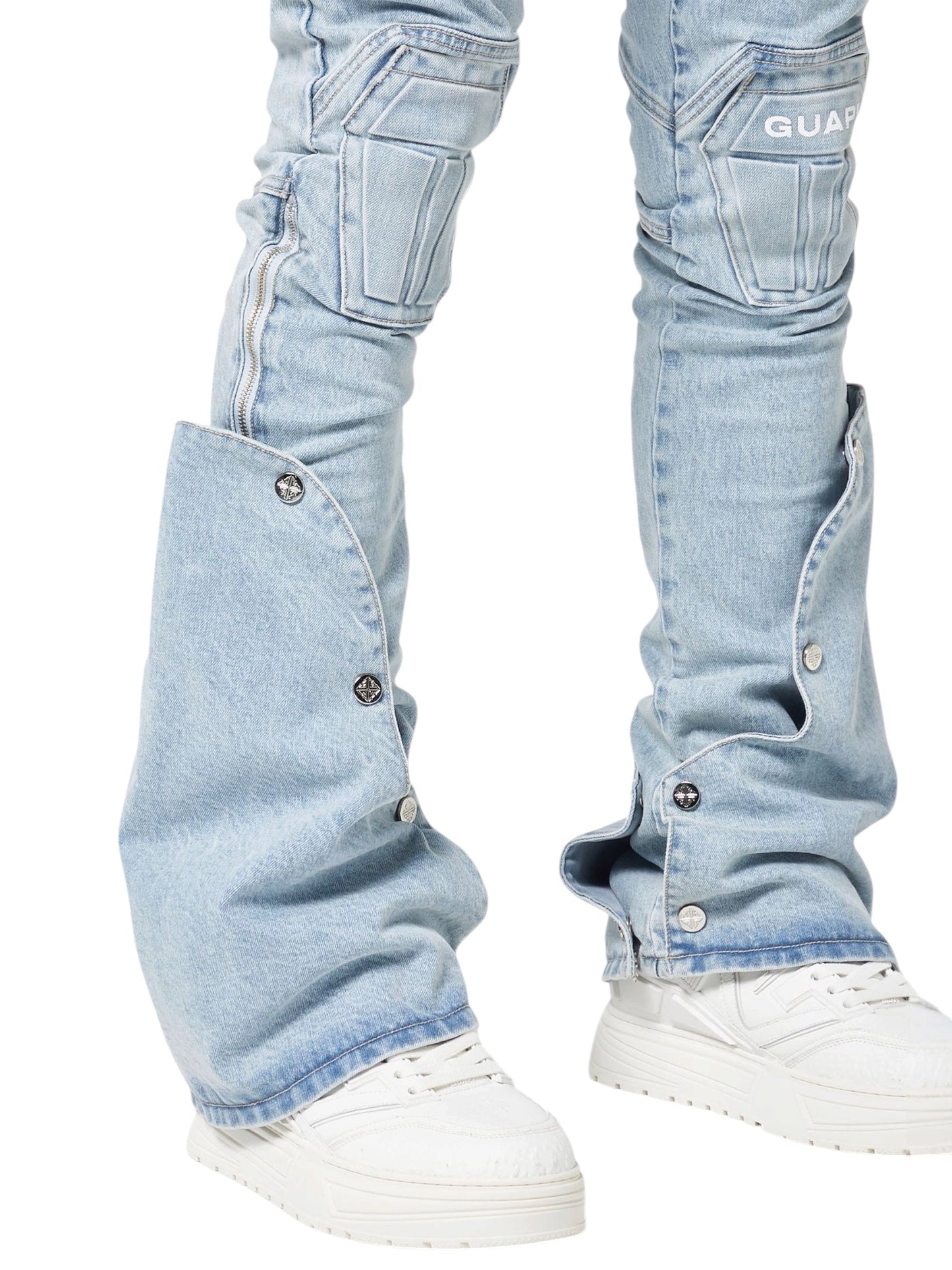 Guapi Aqua Blue Coffin Arc Denim