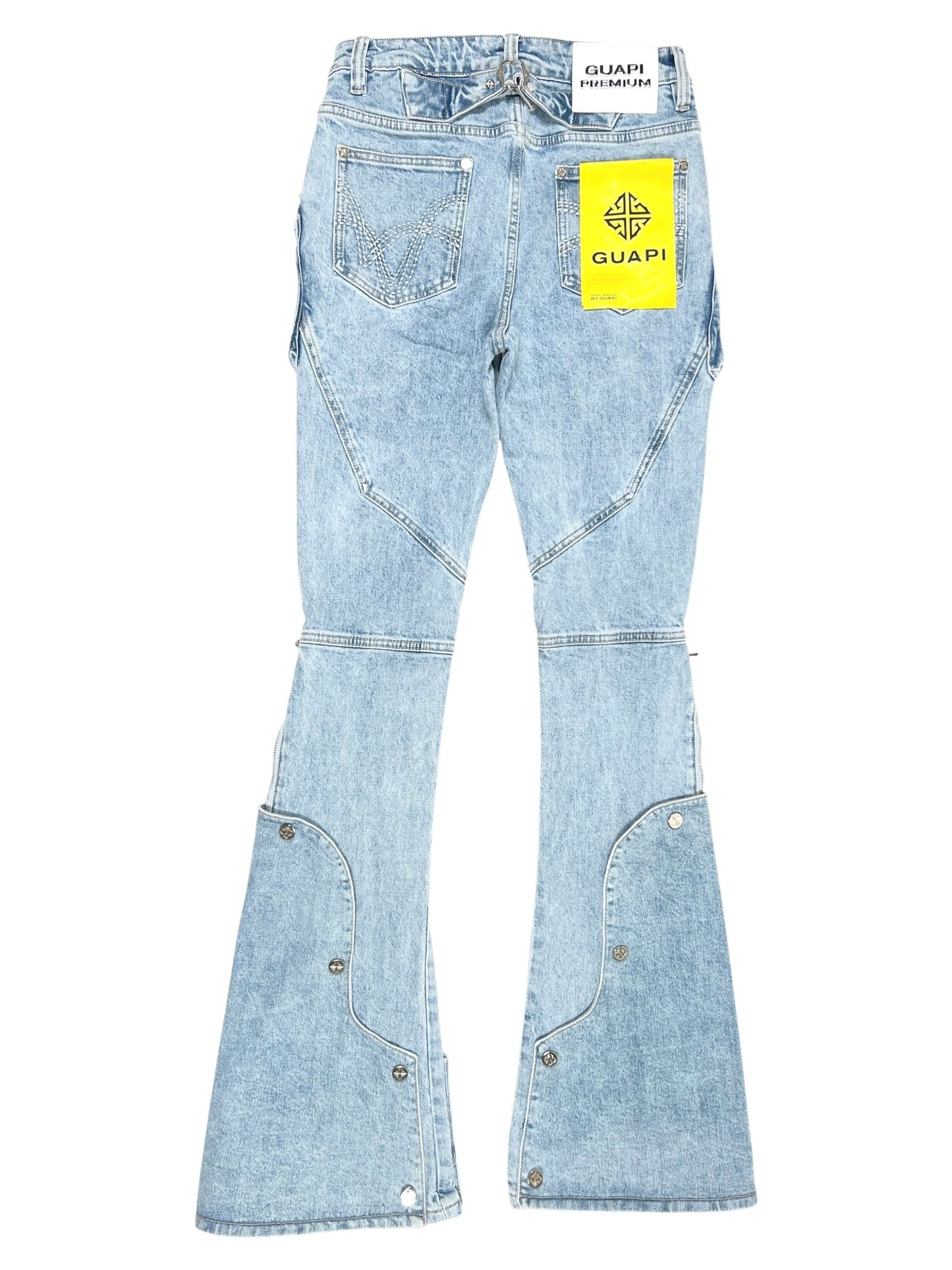 Guapi Aqua Blue Coffin Arc Denim