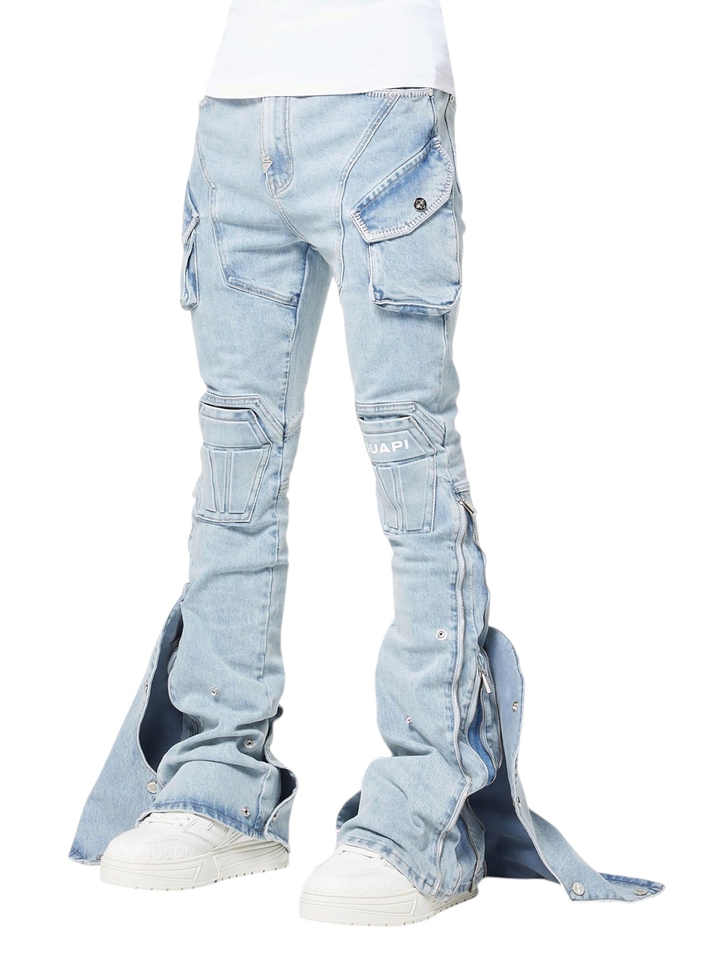 Guapi Aqua Blue Coffin Arc Denim
