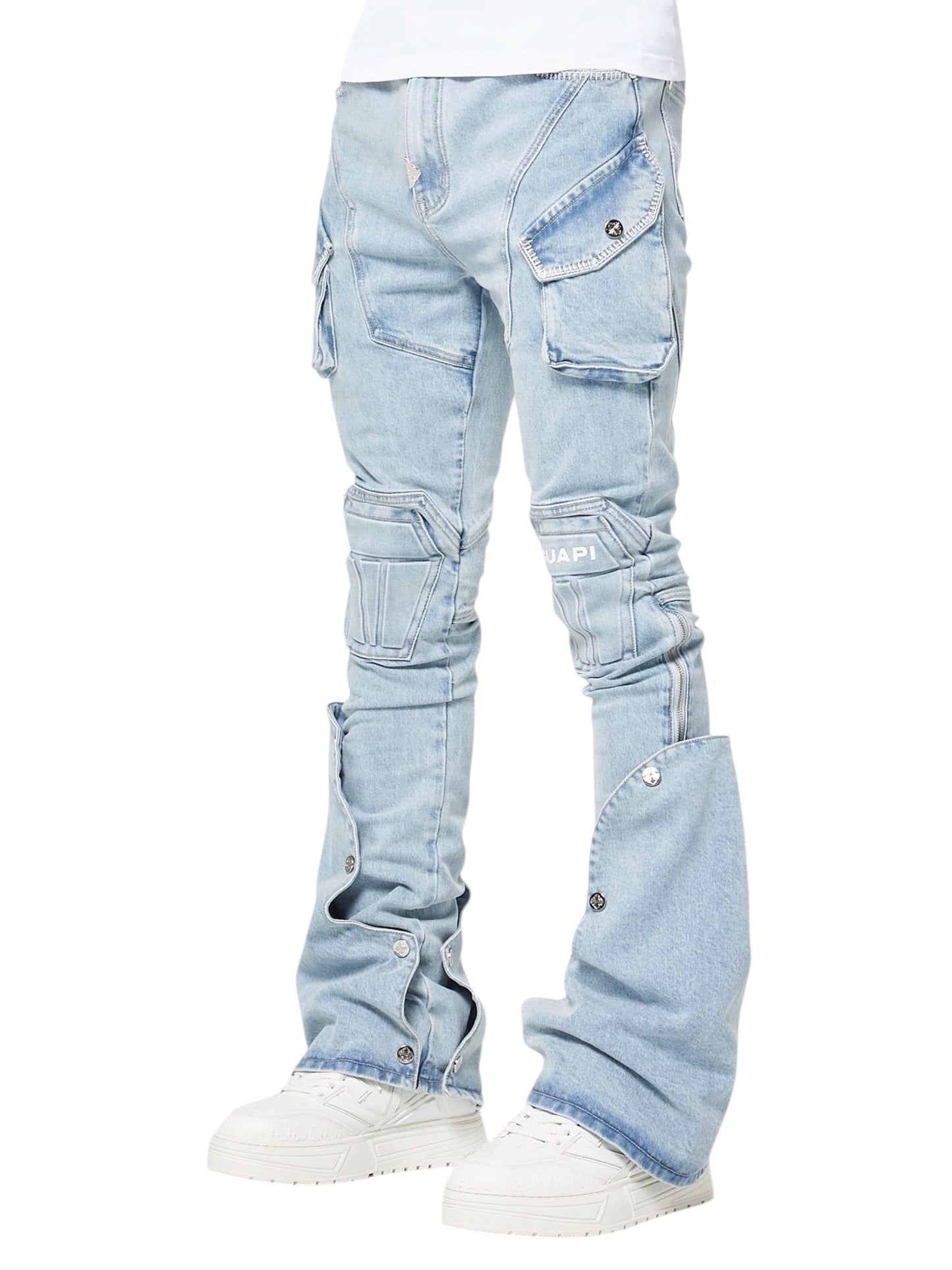 Guapi Aqua Blue Coffin Arc Denim