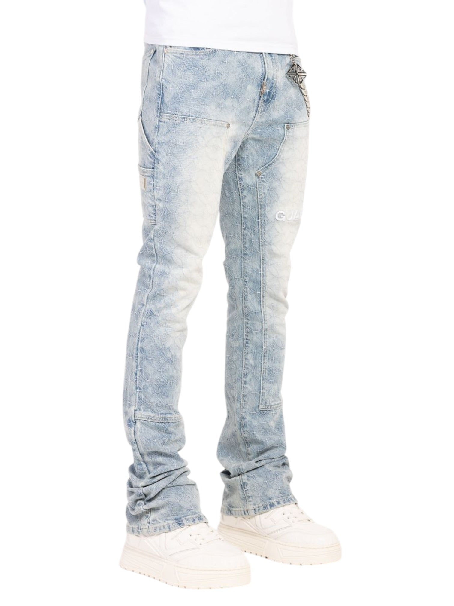 Guapi Aqua Blue Sashiko Denim - Probus