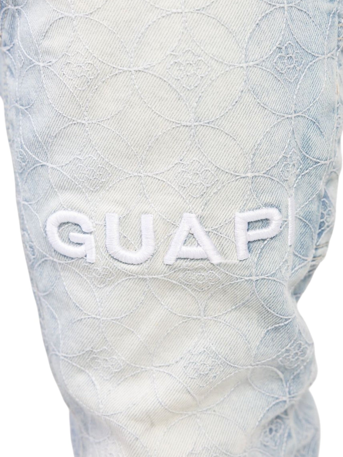 Guapi Aqua Blue Sashiko Denim