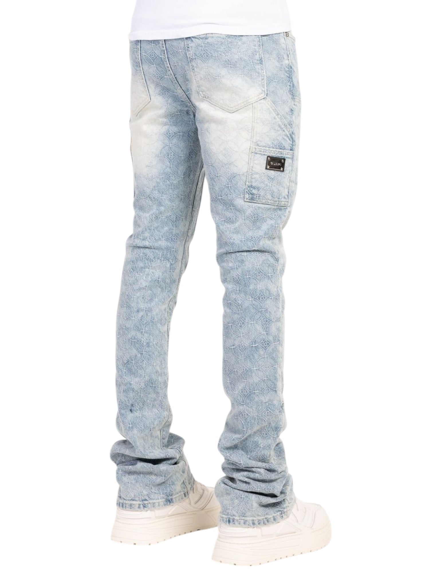 Guapi Aqua Blue Sashiko Denim - Probus