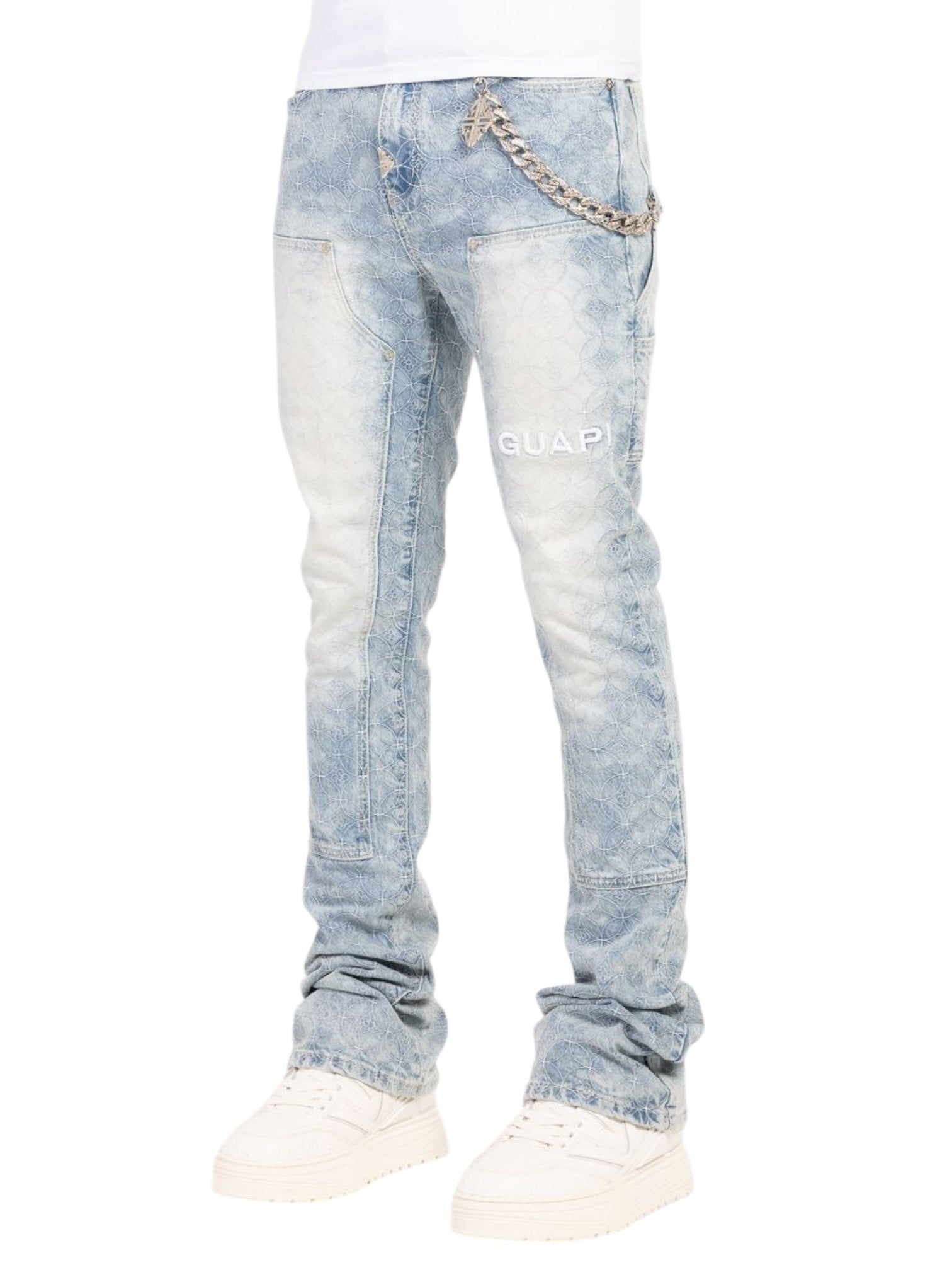 Guapi Aqua Blue Sashiko Denim - Probus