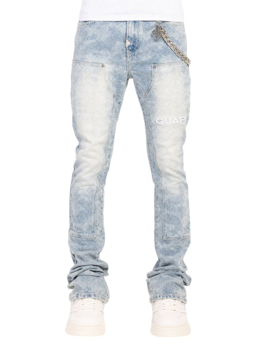 Guapi Aqua Blue Sashiko Denim