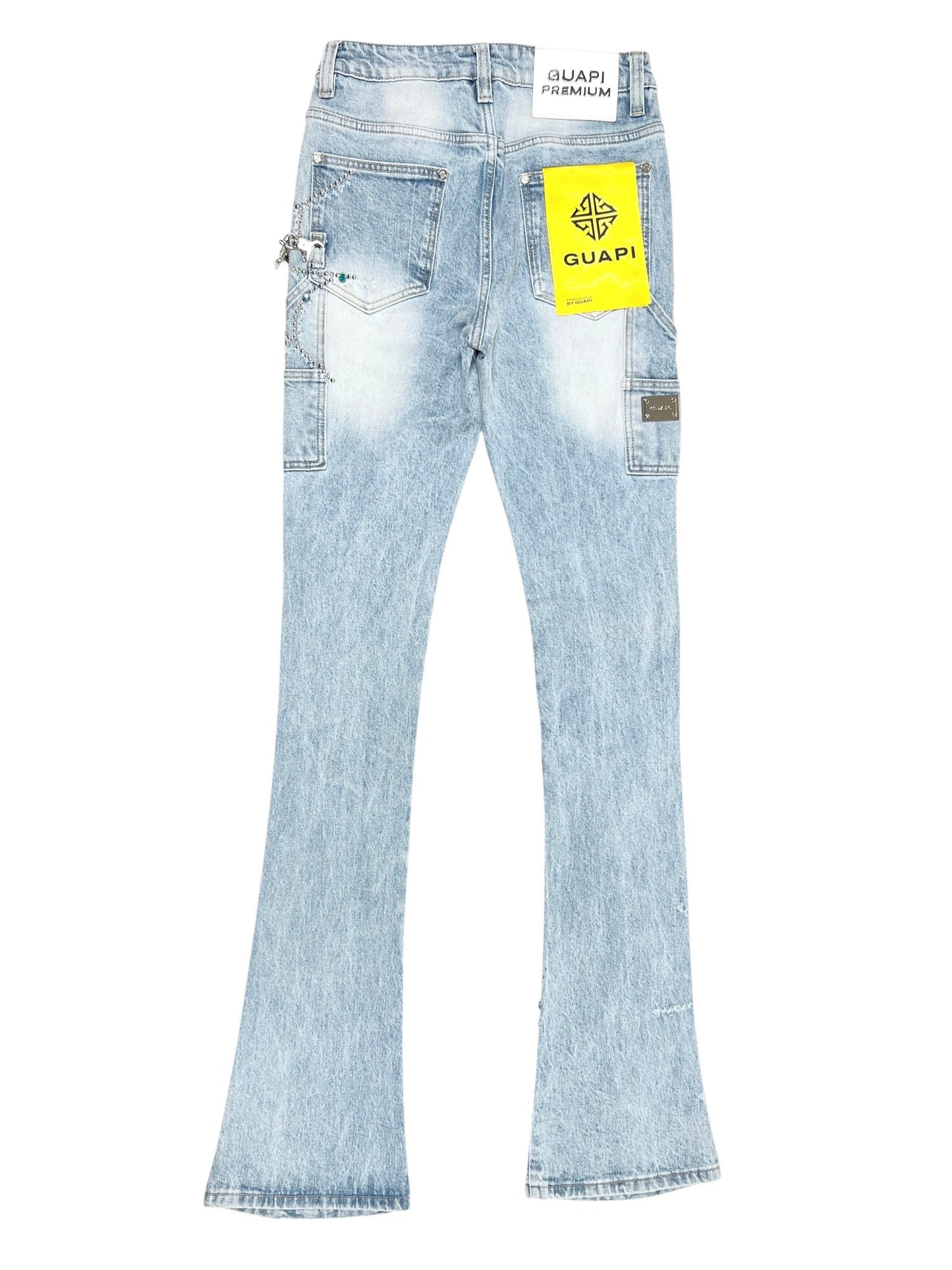 Guapi Aqua Blue Spider Denim