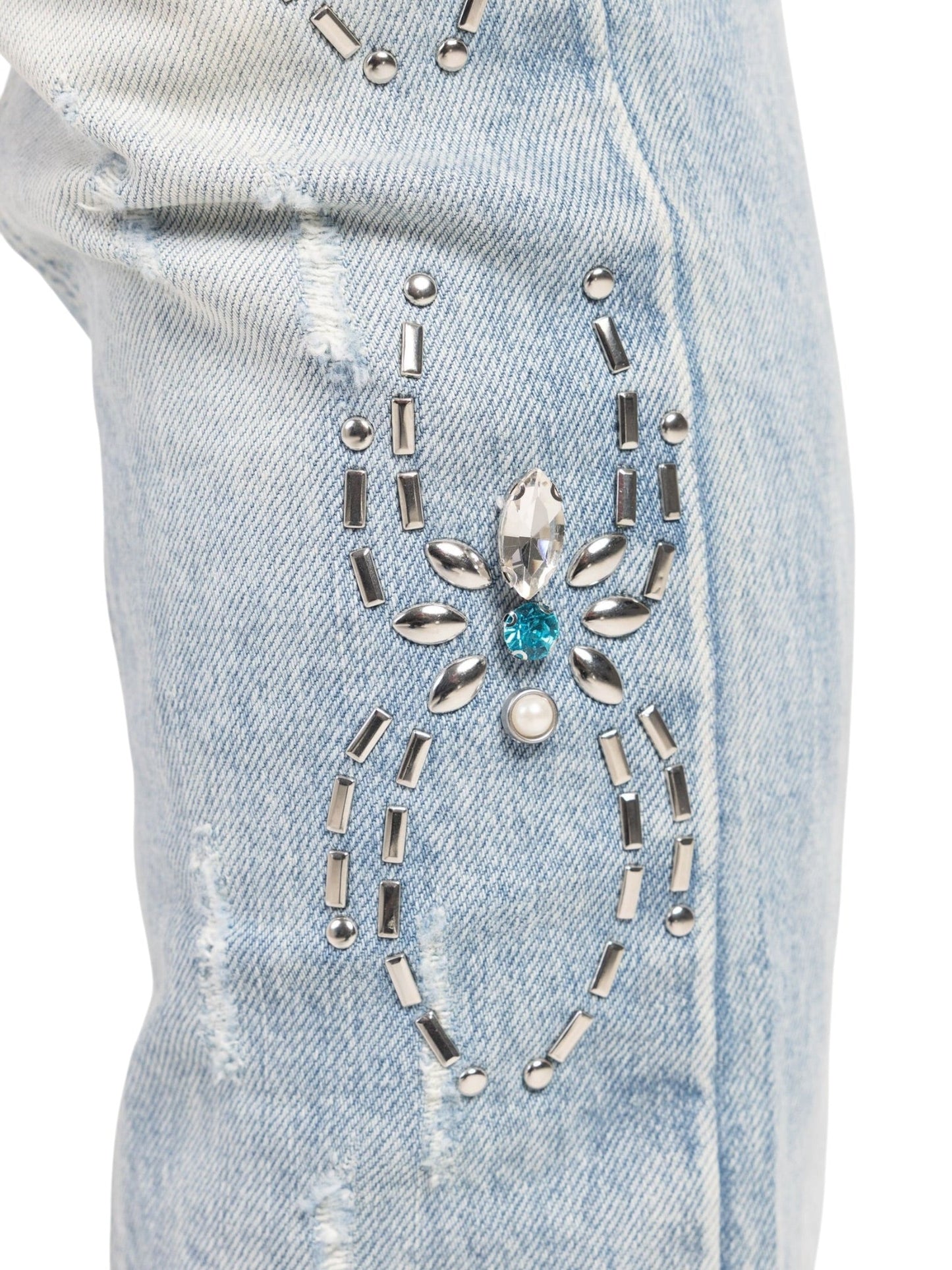 Guapi Aqua Blue Spider Denim