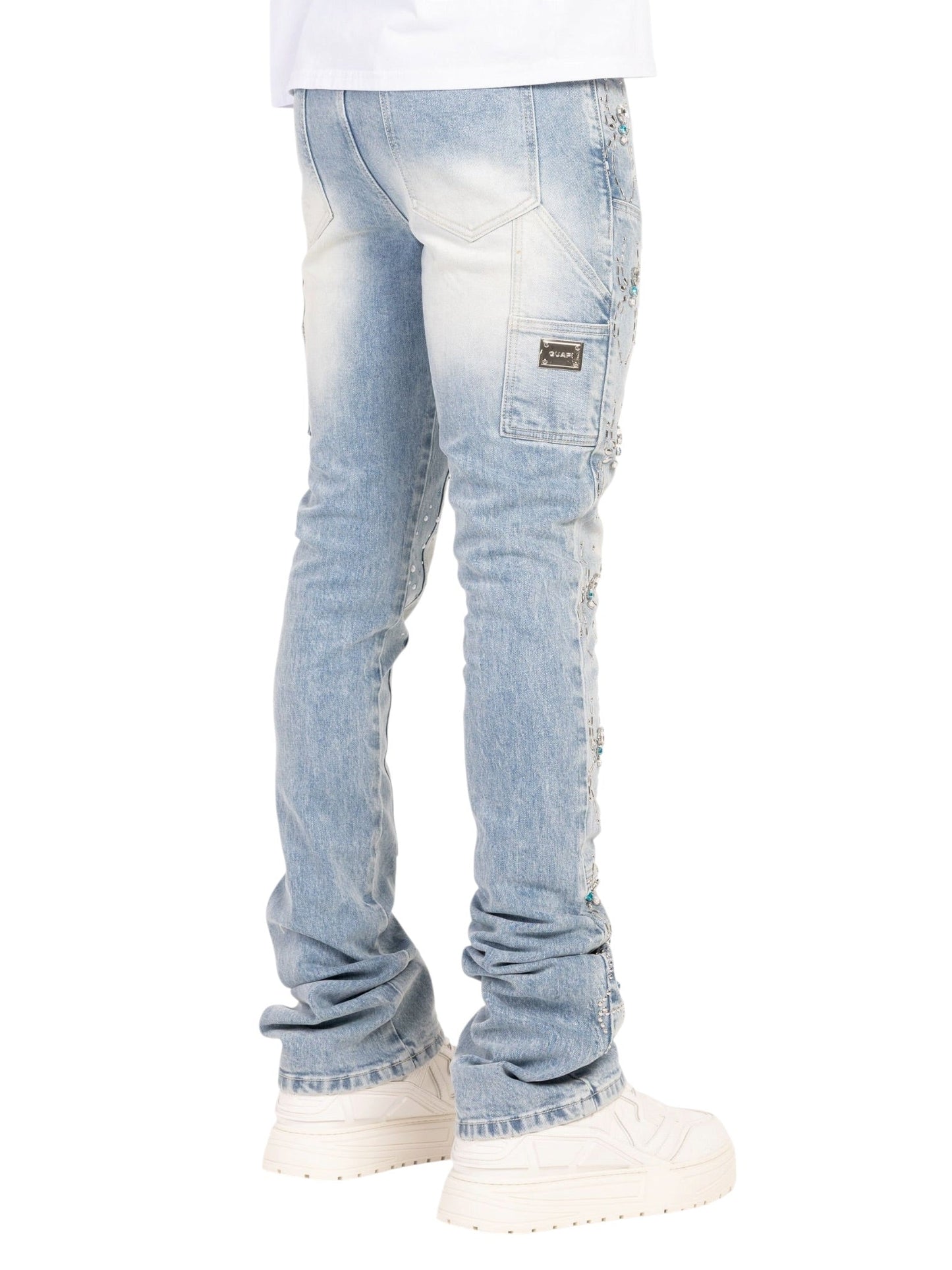 Guapi Aqua Blue Spider Denim