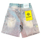 Guapi Aqua Blue Spider Denim Shorts