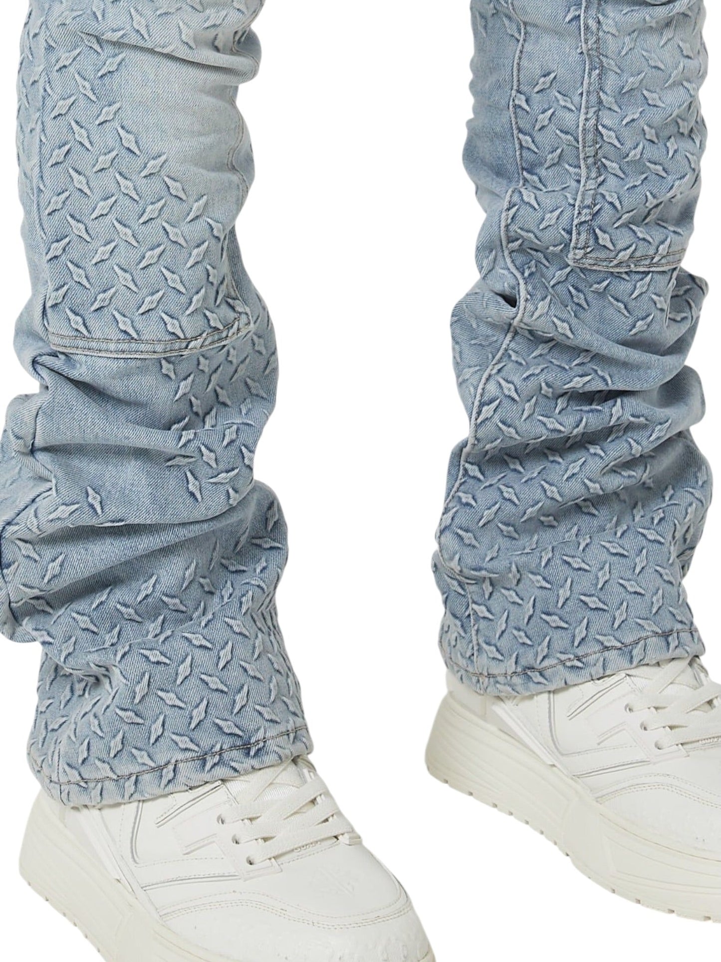 Guapi Aqua Blue Steel Plate Carpenter Denim