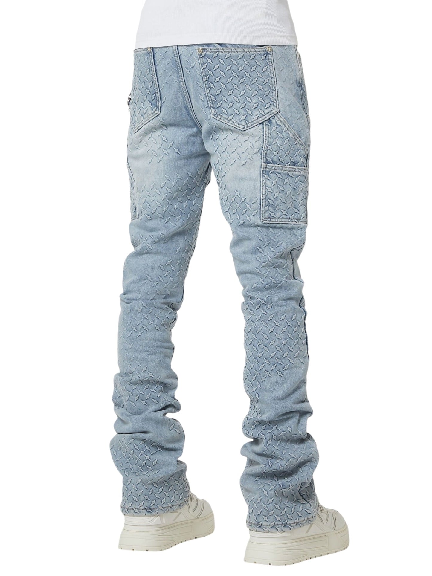 Guapi Aqua Blue Steel Plate Carpenter Denim