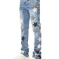 Guapi Aqua Blue Vintage Stars Denim