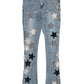 Guapi Aqua Blue Vintage Stars Denim