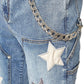 Guapi Aqua Blue Vintage Stars Denim