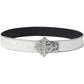Guapi Chrome Leather Belt