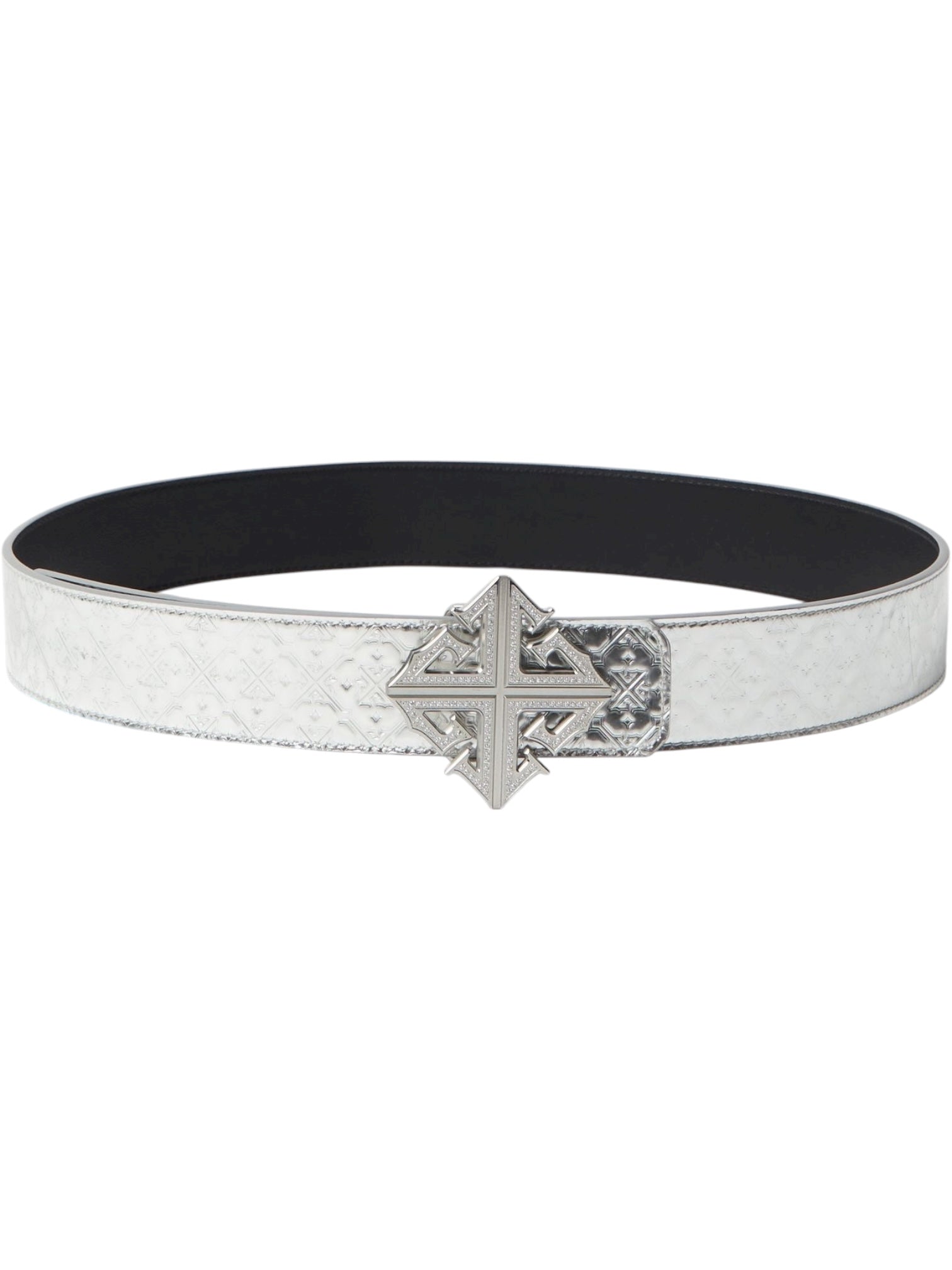 Guapi Chrome Leather Belt