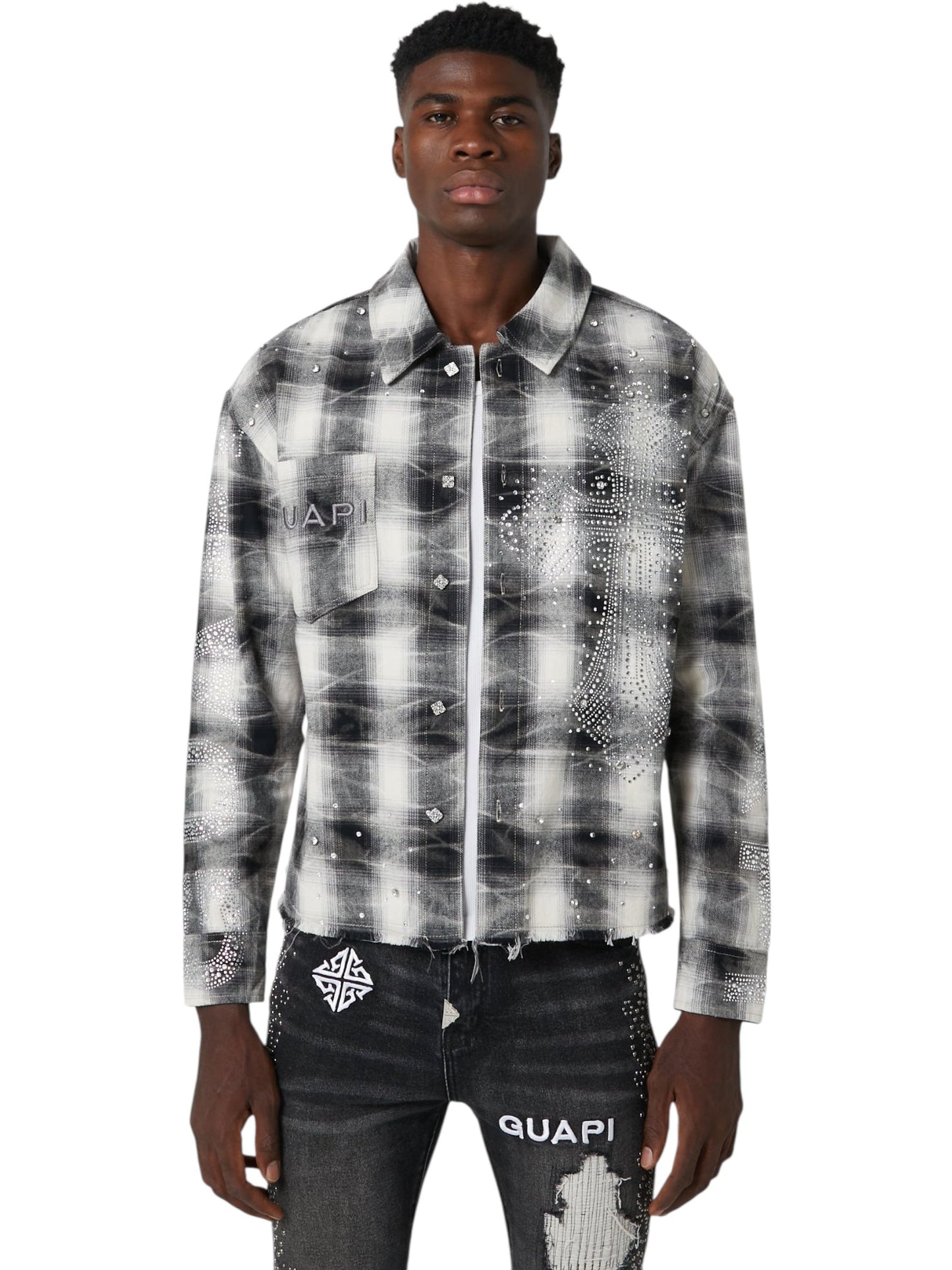 Guapi Cloud Grey Cross Flannel