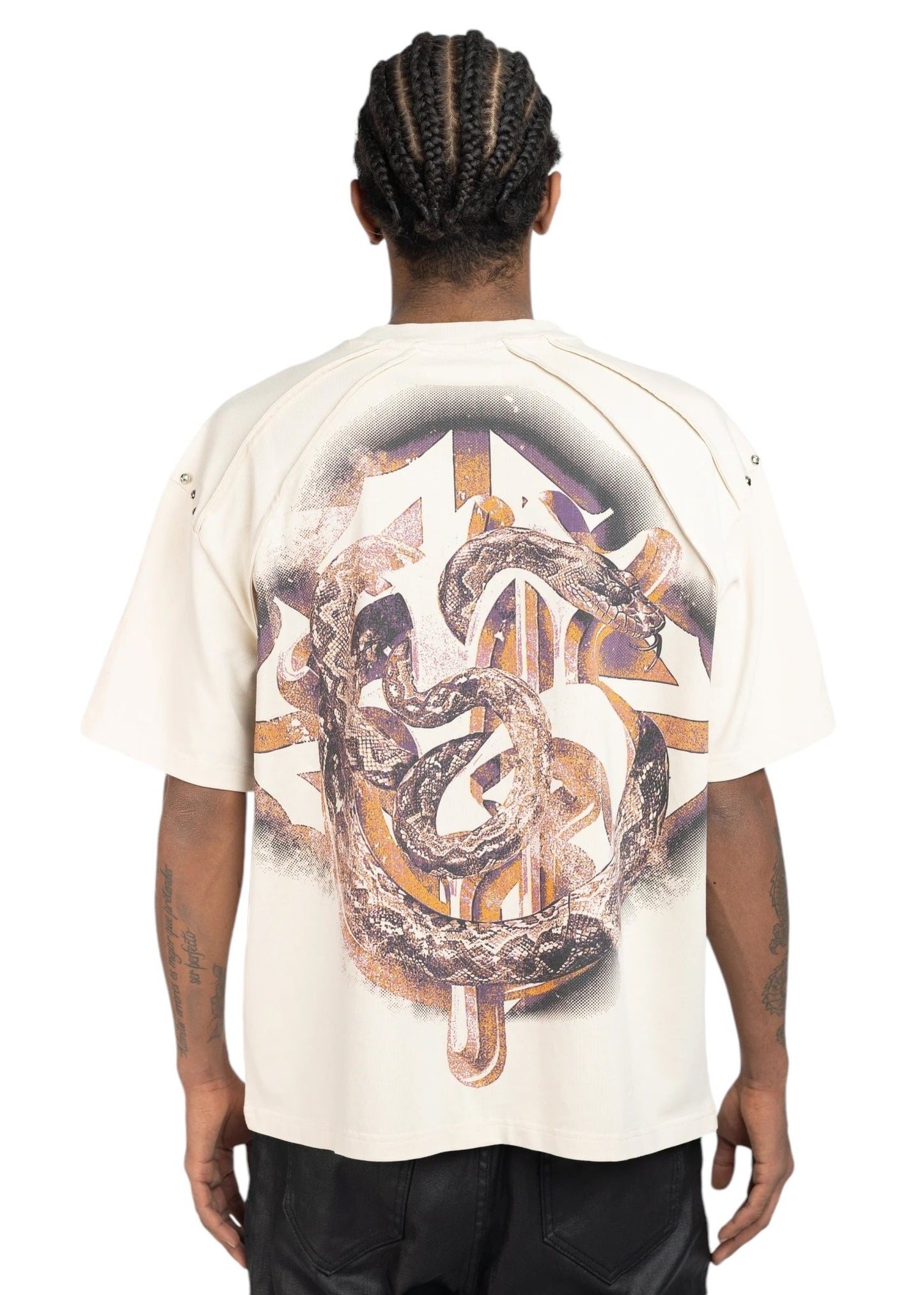 Guapi Cream Venemous Veins Tee