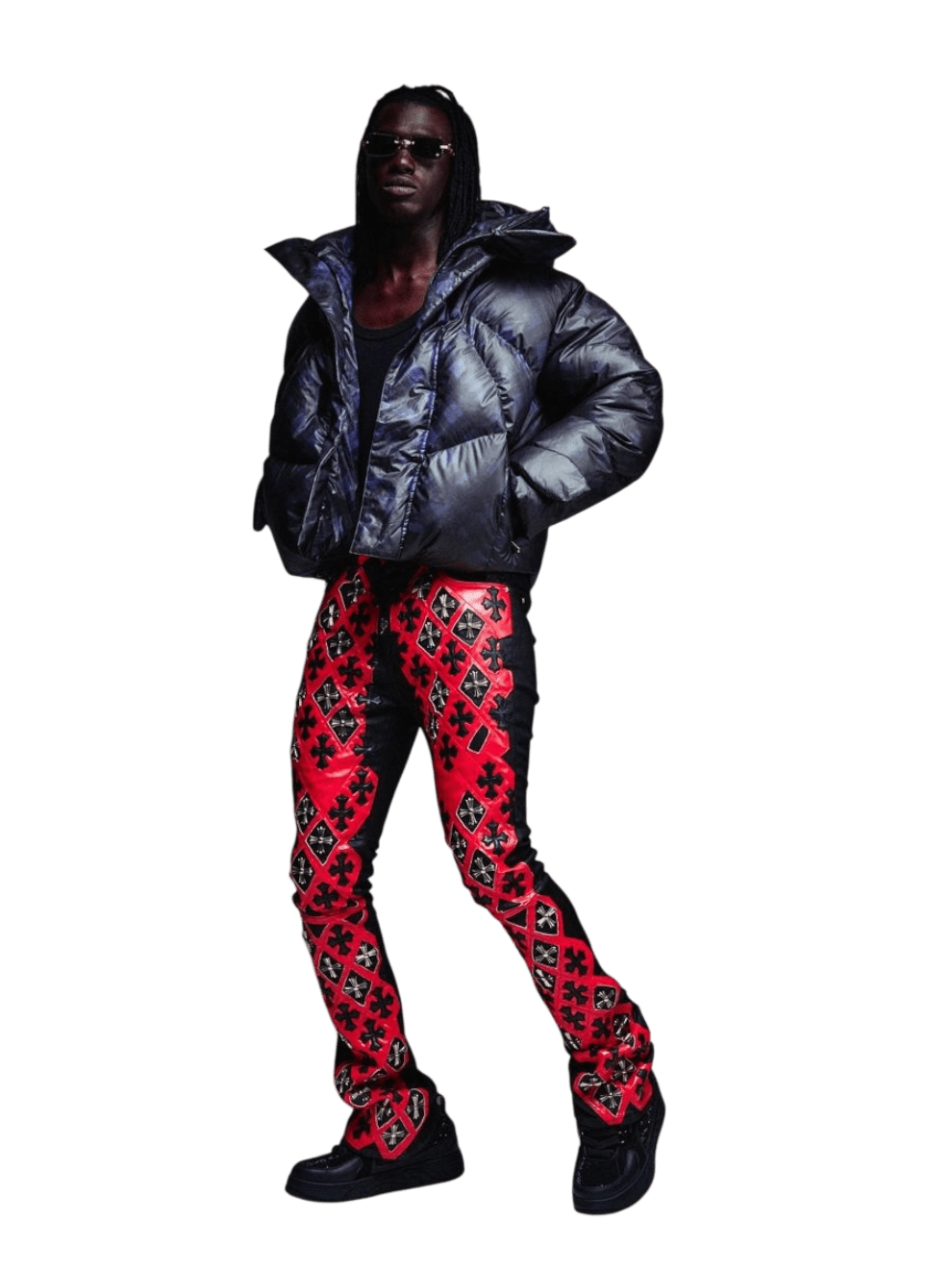Probus Guapi Crimson Relic Waxed Denim Red/Black Guapi Crimson Relic Waxed Denim Red/Black RED