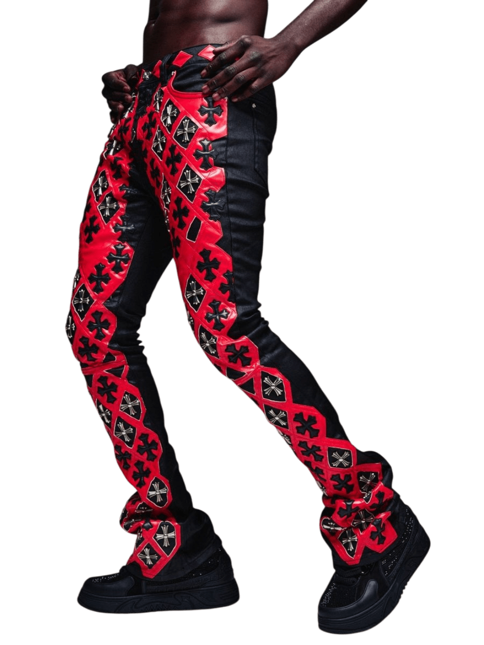 Probus Guapi Crimson Relic Waxed Denim Red/Black Guapi Crimson Relic Waxed Denim Red/Black RED