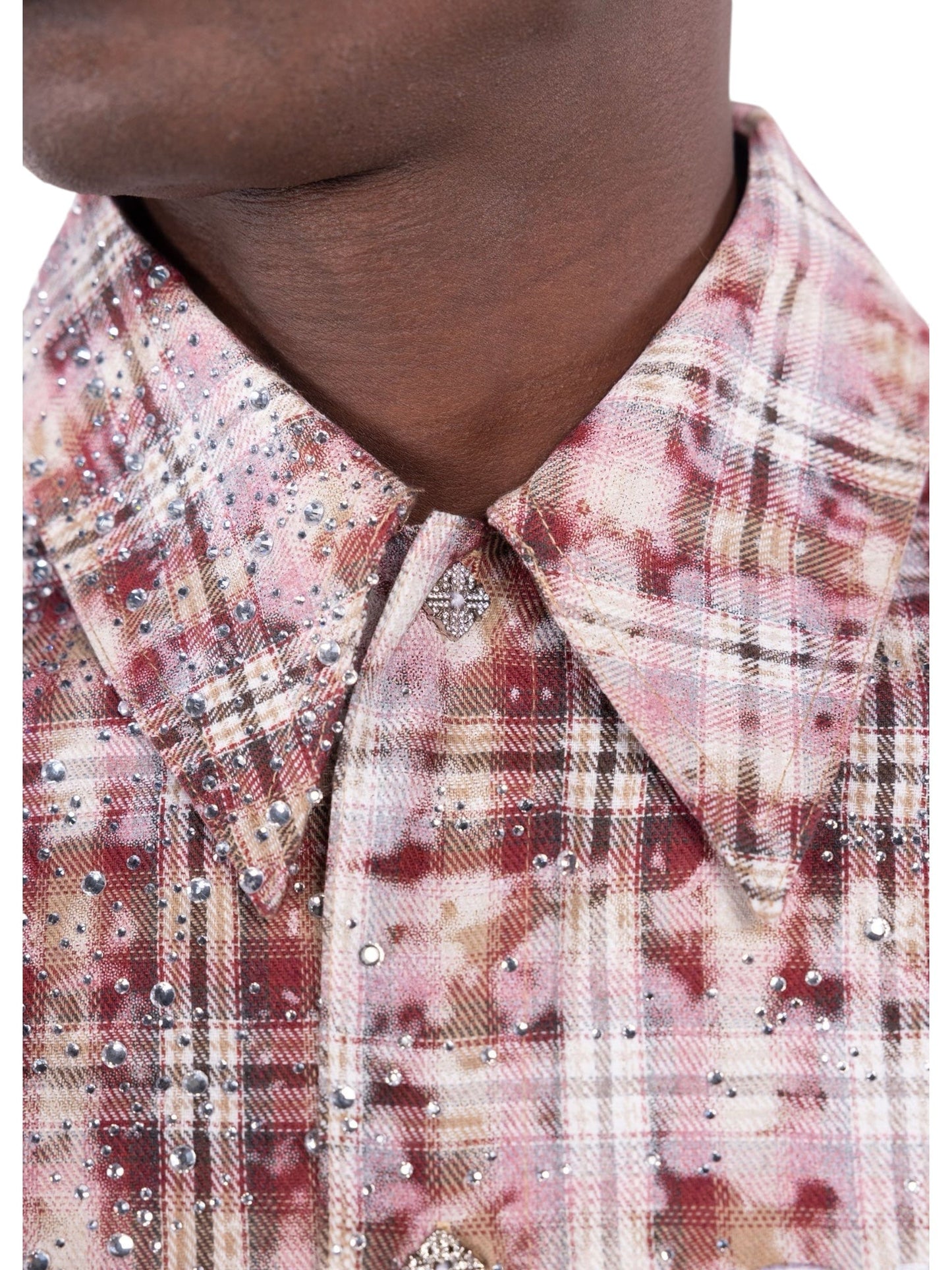 Guapi Eclipse Plaid Shirt Red