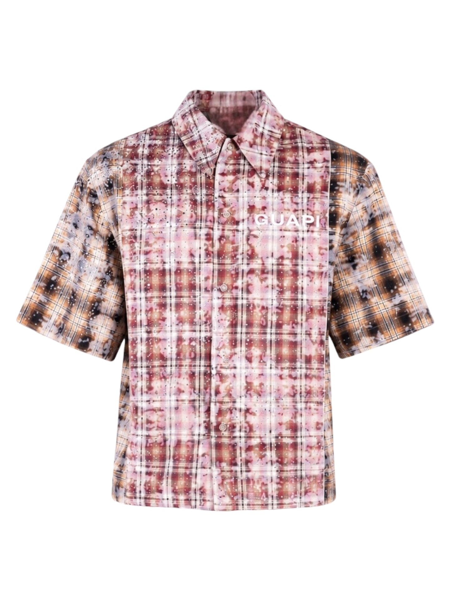 Guapi Eclipse Plaid Shirt Red