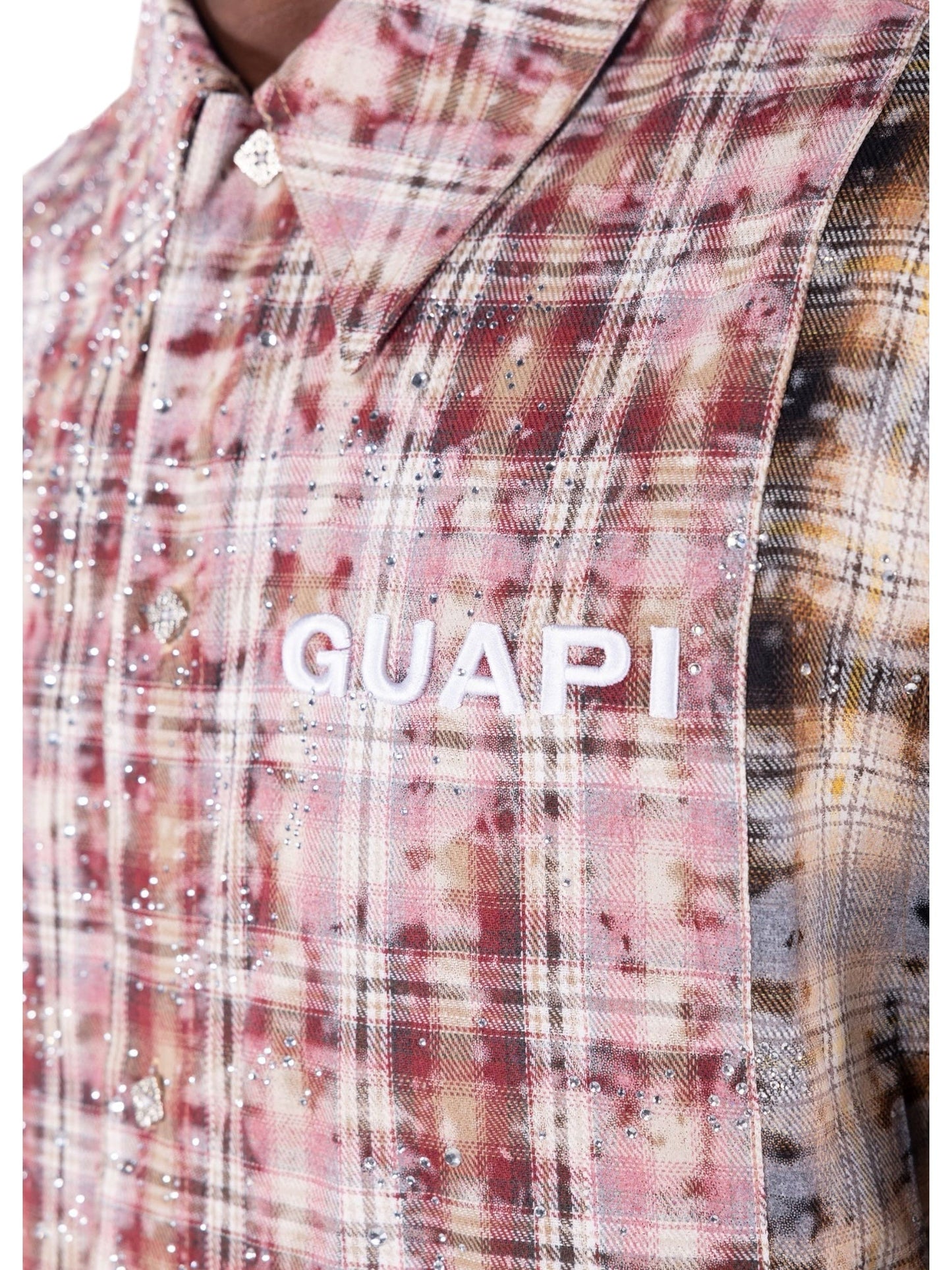 Guapi Eclipse Plaid Shirt Red