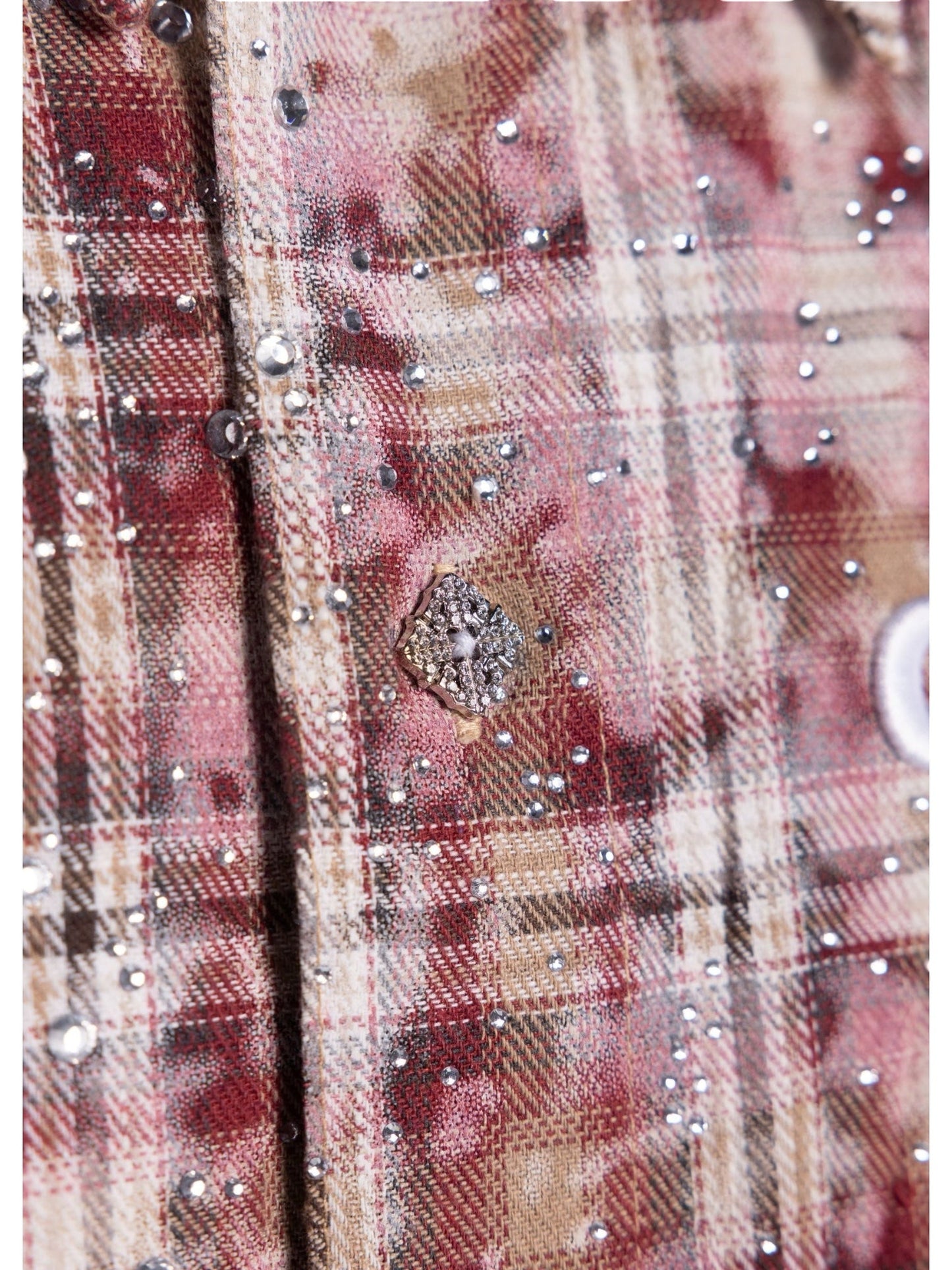 Guapi Eclipse Plaid Shirt Red