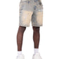 Guapi Faded Cross Denim Shorts