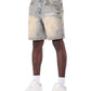 Guapi Faded Cross Denim Shorts