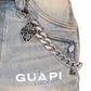 Guapi Faded Cross Denim Shorts