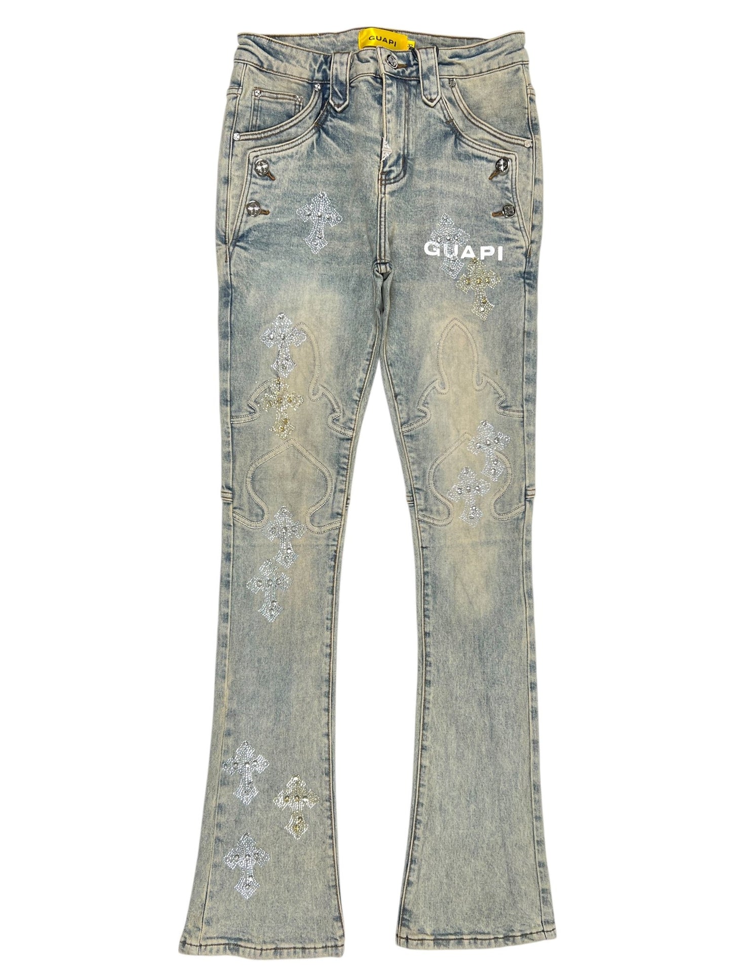 Guapi Faded Cross Denim V2 Jeans