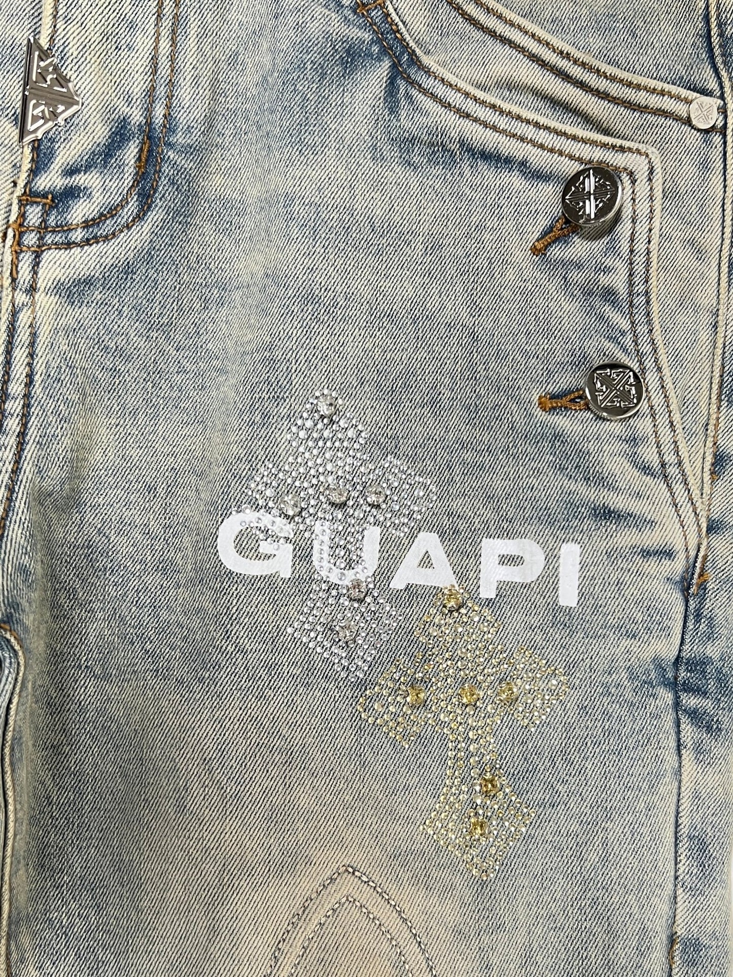 Guapi Faded Cross Denim V2 Jeans