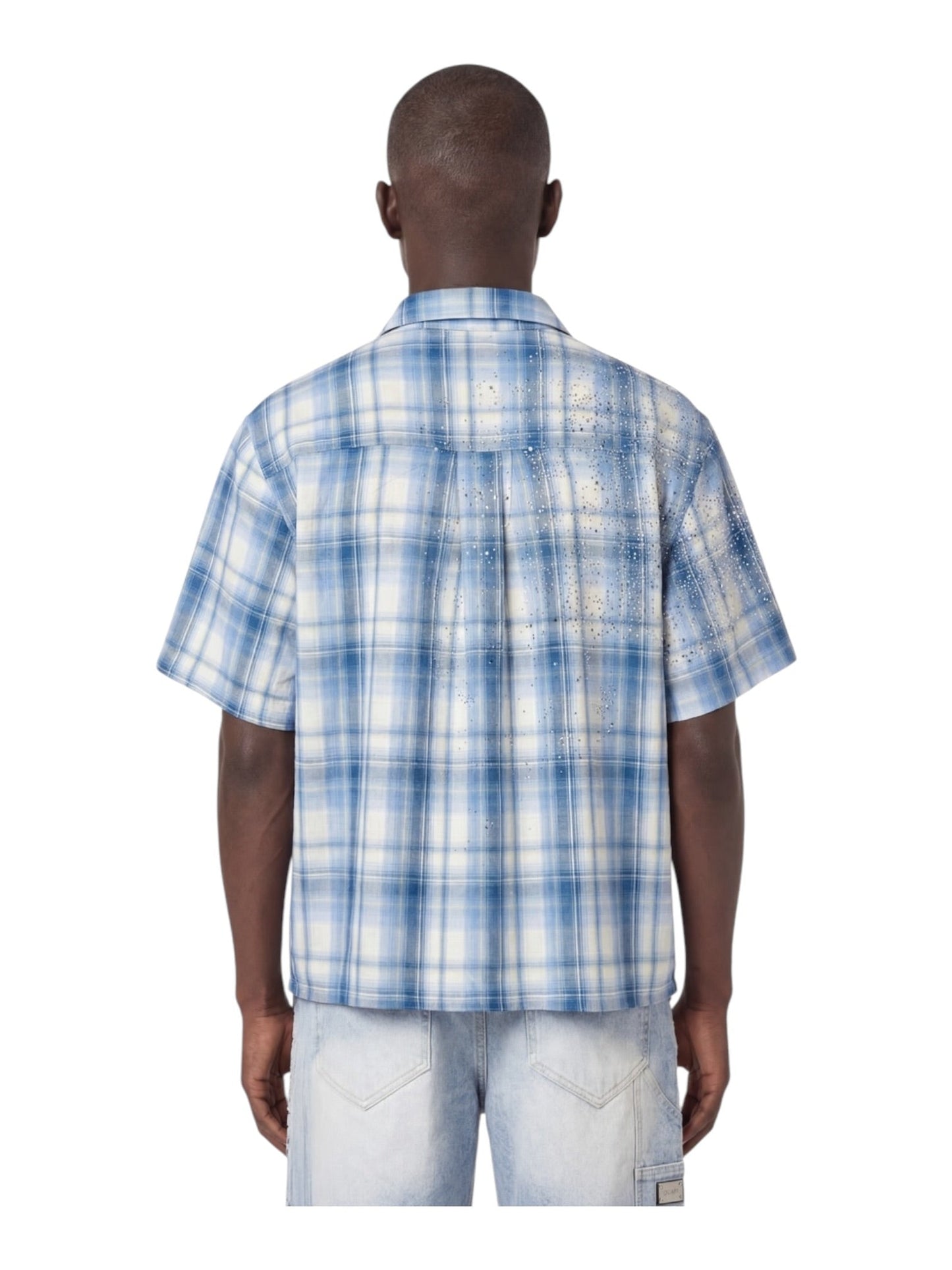 Guapi Glacier Plaid Shirt Blue