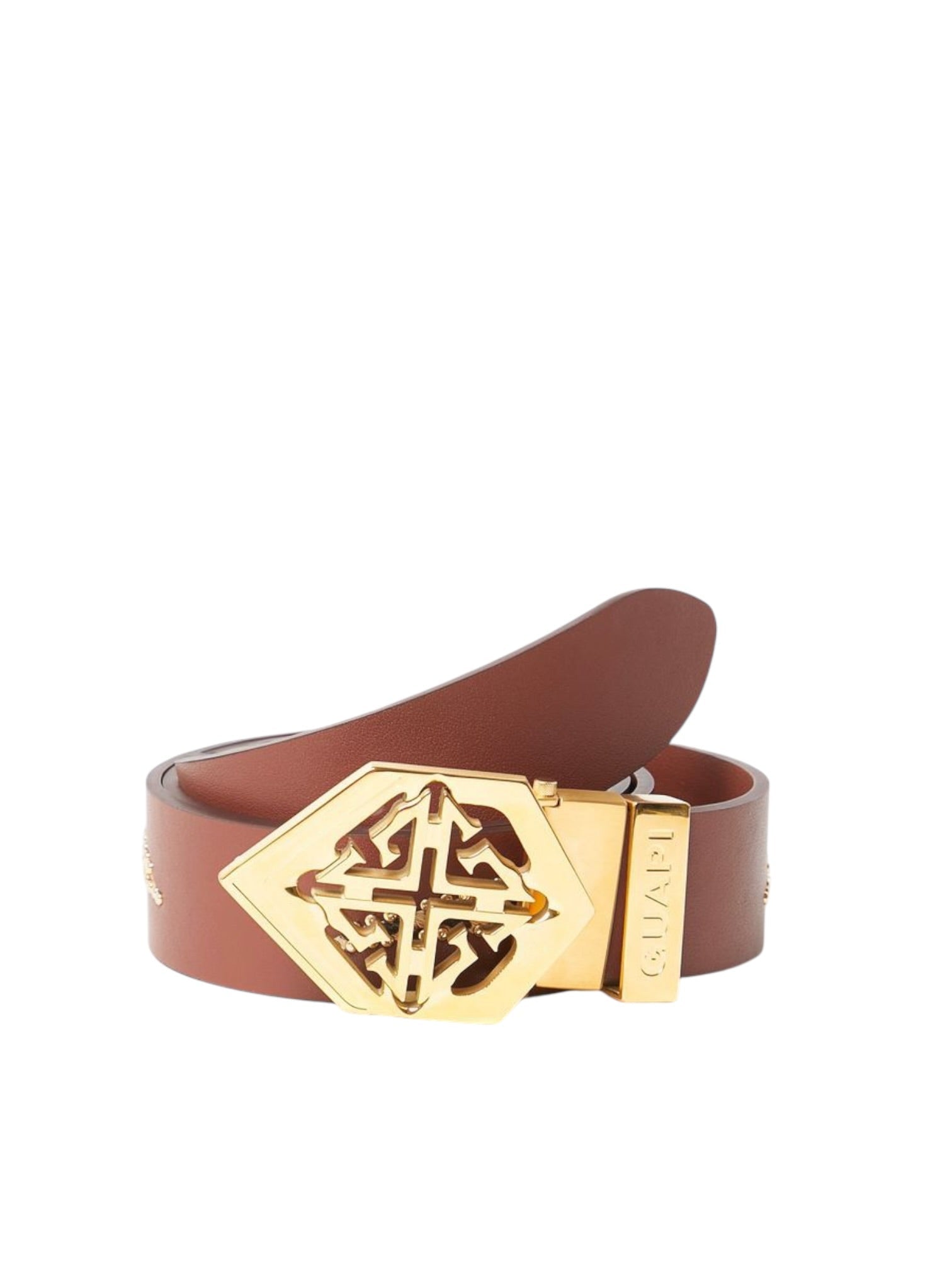 【GUAPI】LEATHER EMBLEM BELT Guapi Gold Emblem Belt - Probus