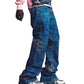 Probus GUAPI Hell Dragger Laser Denim Pant GUAPI Hell Dragger Laser Denim Pant BLUE