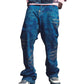 Probus GUAPI Hell Dragger Laser Denim Pant GUAPI Hell Dragger Laser Denim Pant BLUE