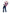 Probus GUAPI Hell Dragger Laser Denim Pant GUAPI Hell Dragger Laser Denim Pant BLUE