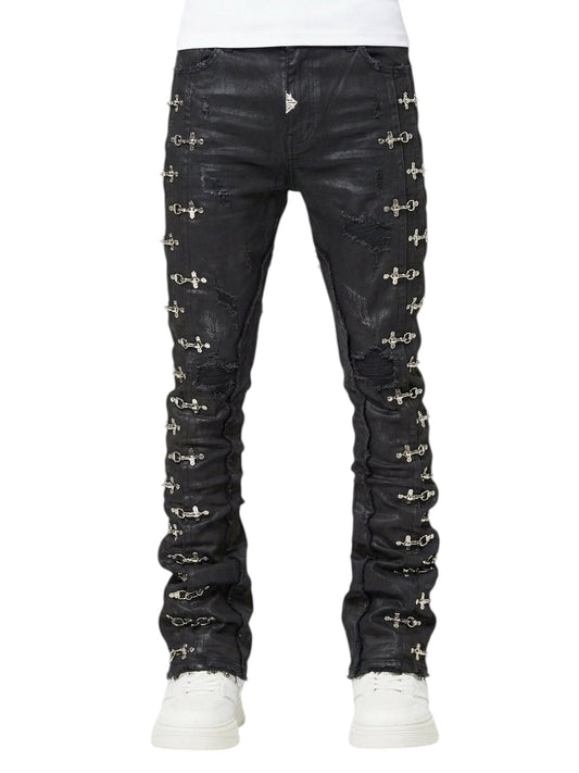 Guapi Obsidian Black Aviation Clasp Denim