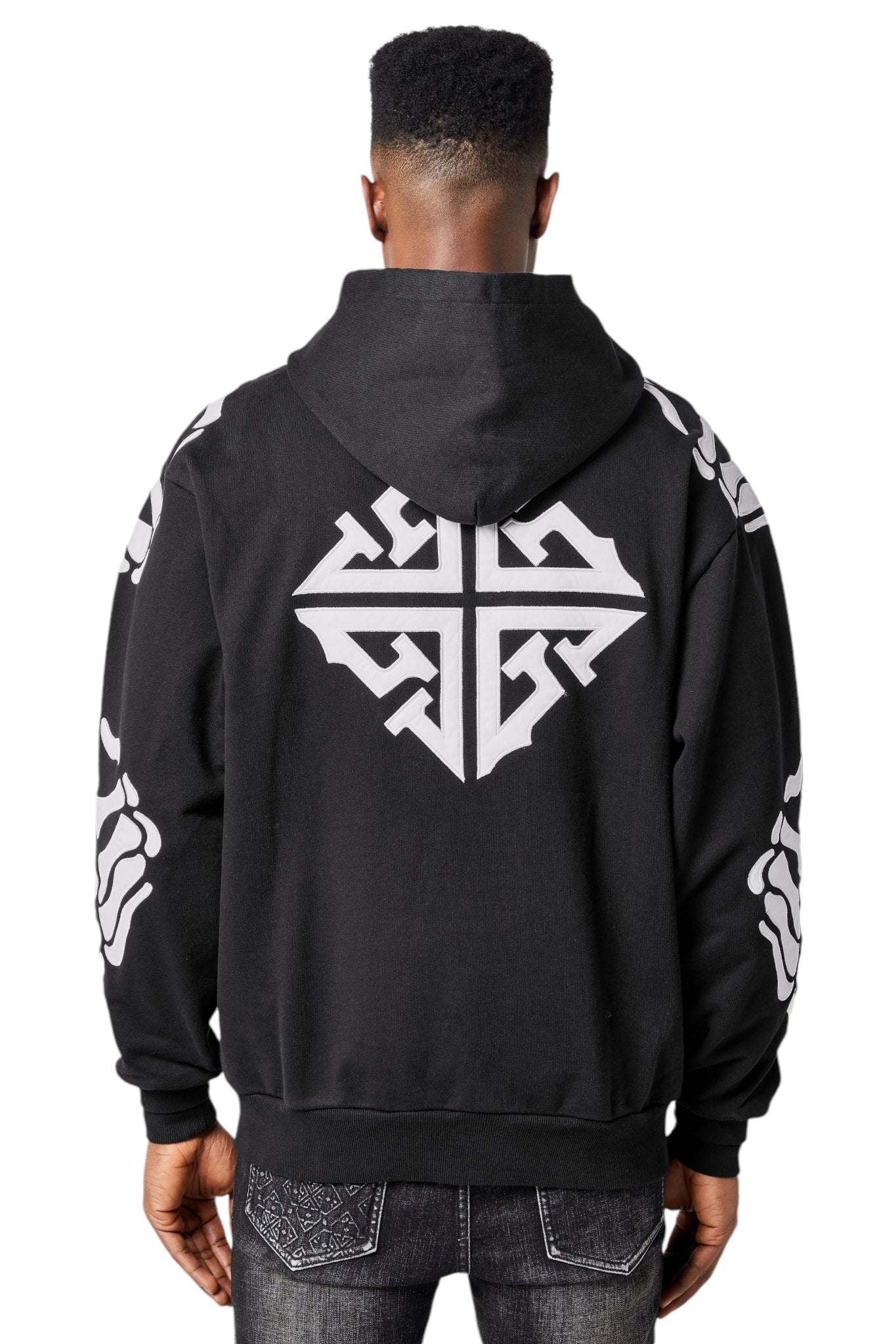 Guapi Obsidian Black Hell Dragger Hoodie