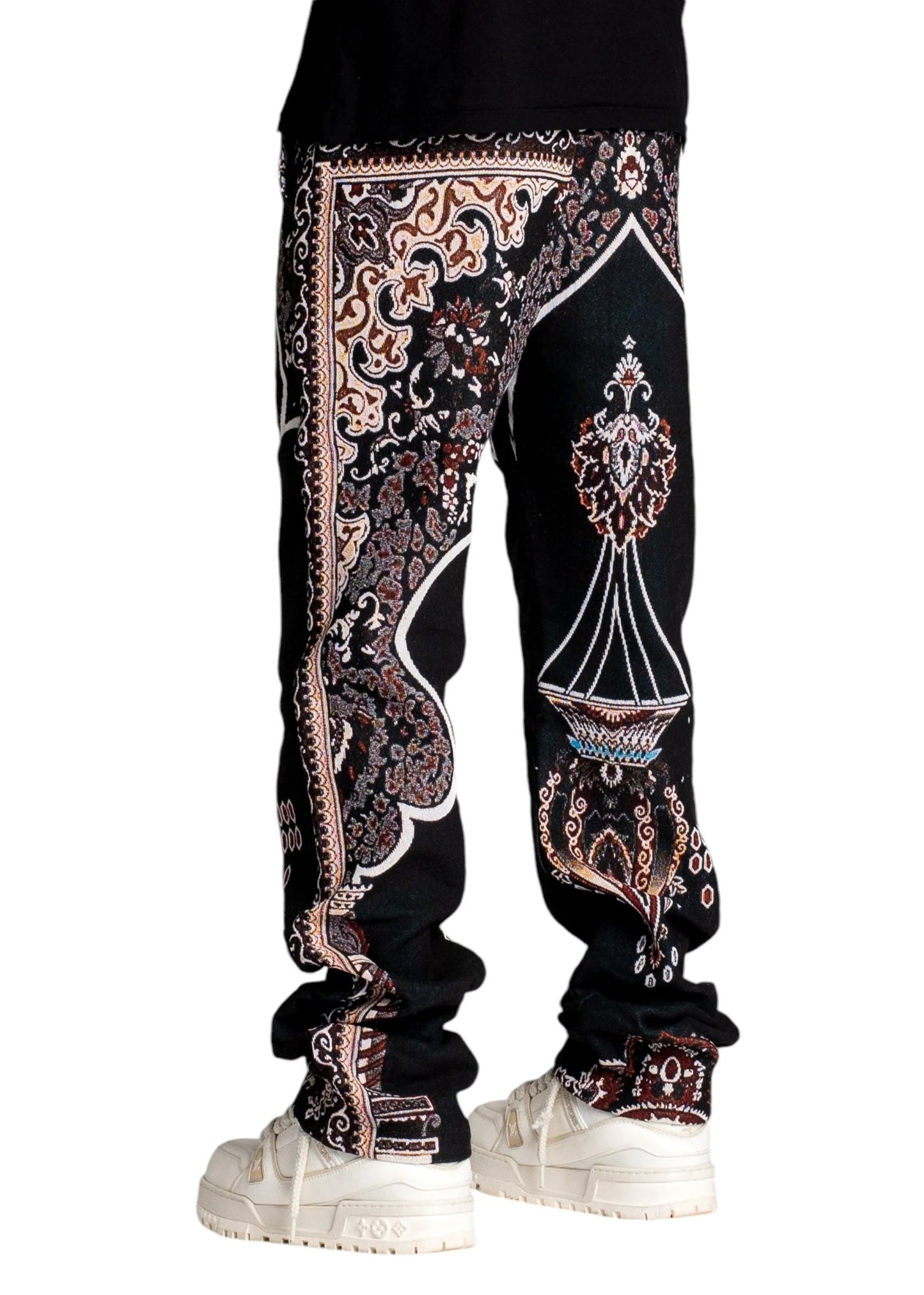 Guapi Obsidian Black Persian Tapestry Pants