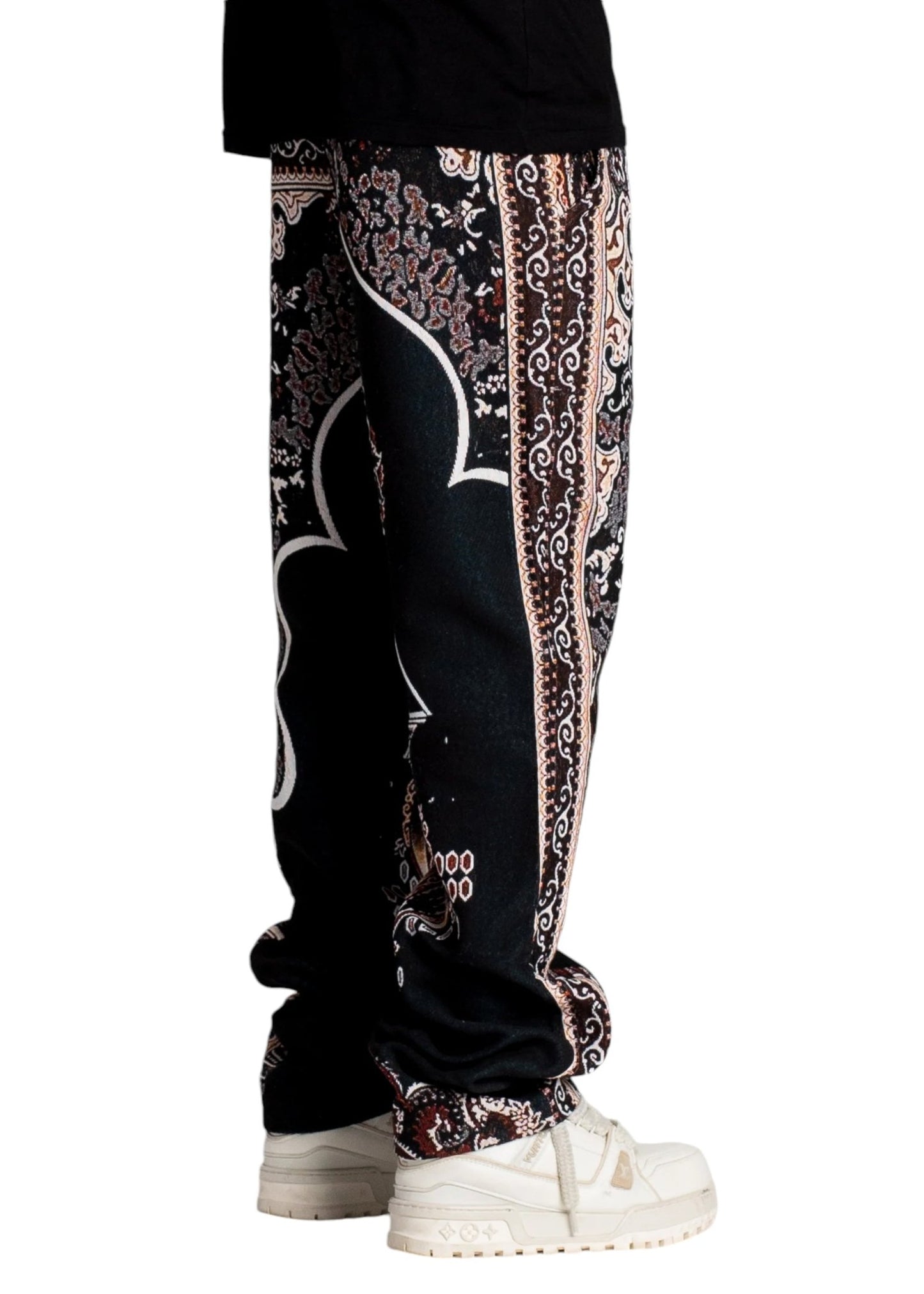 Guapi Obsidian Black Persian Tapestry Pants