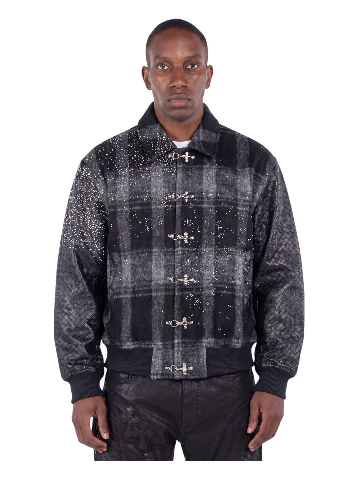 Probus Guapi Obsidian Black Plaid Jacket Guapi Obsidian Black Plaid Jacket BLACK
