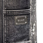 Guapi Obsidian Black Spider Denim Shorts