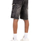 Guapi Obsidian Black Spider Denim Shorts