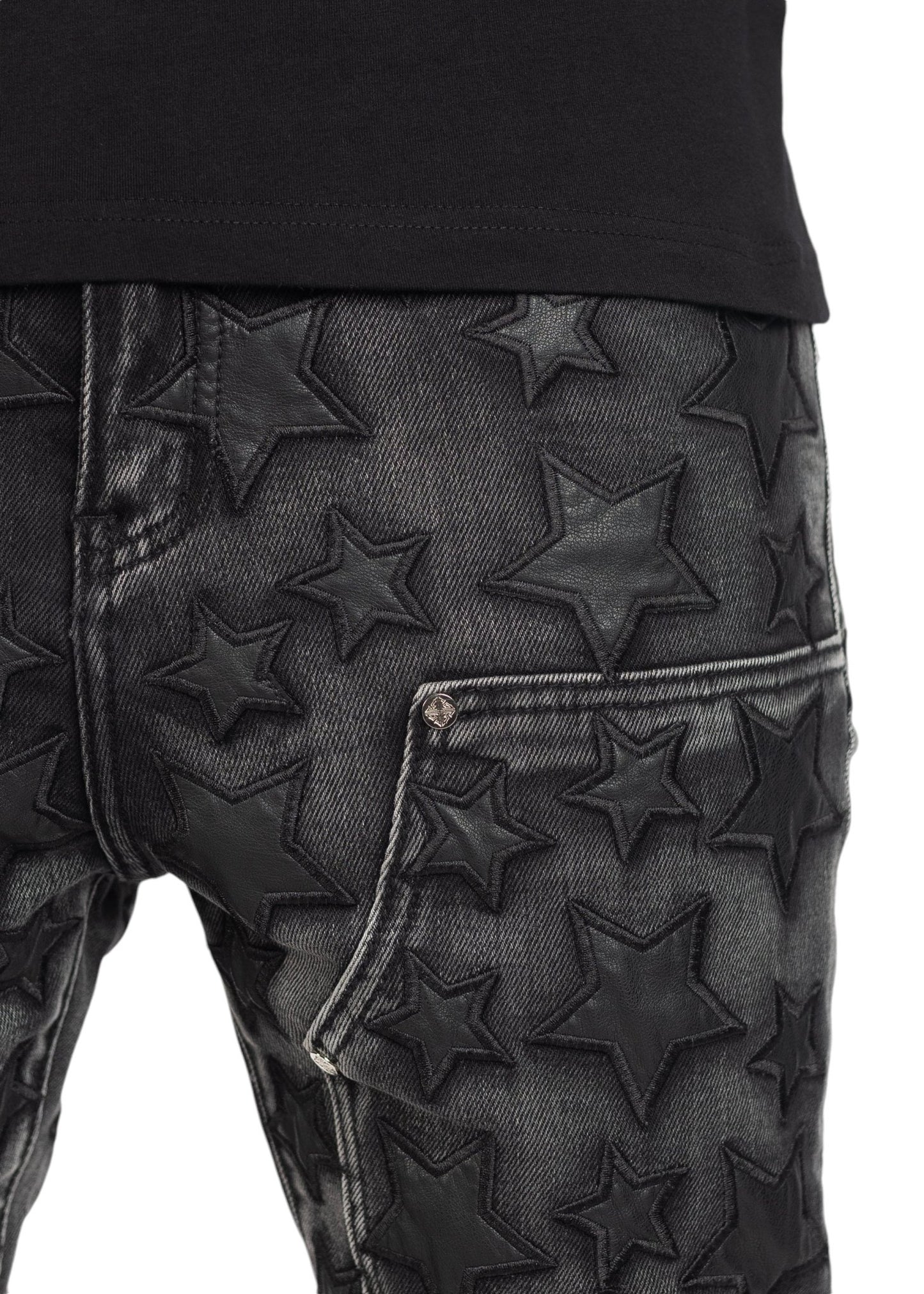 Guapi Obsidian Black Stars Denim