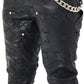 Guapi Obsidian Black Stars Leather Pant