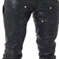Guapi Obsidian Black Stars Leather Pant