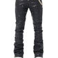 Guapi Obsidian Black Stars Leather Pant