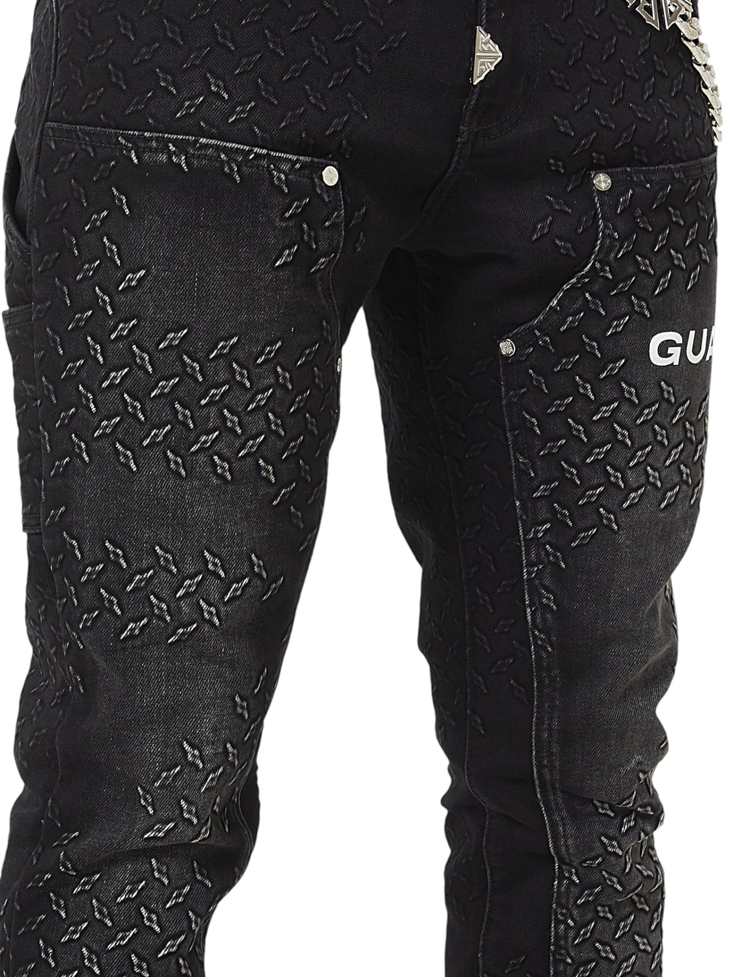 Guapi Obsidian Black Steel Plate Carpenter Denim